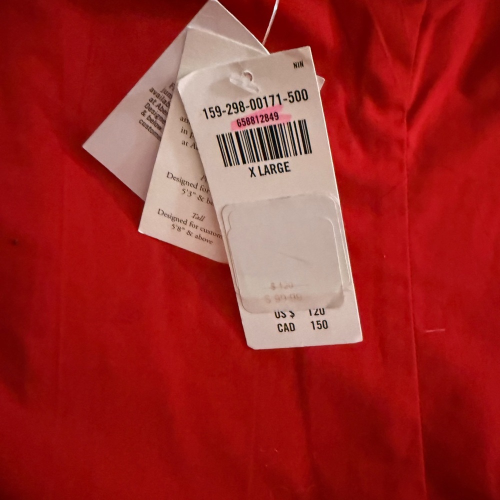 Abercrombie & Fitch Red Spaghetti Strap Maxi Dress - Picture 2 of 4